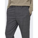 Chino - Demitasse - Slim Fit - Normale Taillehoogte - Riemlussen en Zakken