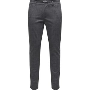 Chino - Demitasse - Slim Fit - Normale Taillehoogte - Riemlussen en Zakken