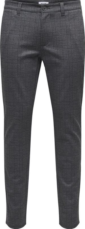 Chino - Demitasse - Slim Fit - Normale Taillehoogte - Riemlussen en Zakken