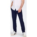Broeken - Zwart - Polyester - Slim Fit