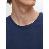 SELETED HOMME T-shirt 3-Pack - Navy Blazer - Ronde Hals - Korte Mouwen