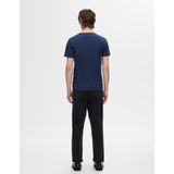 SELETED HOMME T-shirt 3-Pack - Navy Blazer - Ronde Hals - Korte Mouwen