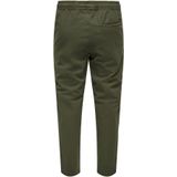 ONLY & SONS Herenbroek - ONSLINUS - Taps Toelopende Broek - Groen - Katoen