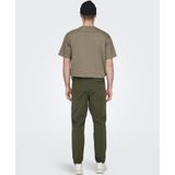 ONLY & SONS Herenbroek - ONSLINUS - Taps Toelopende Broek - Groen - Katoen
