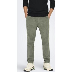 Chino Broek - Castor Gray - Regular Fit - Elastische Band