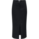 Jacqueline de Yong - Kokerrok - Grijs - Slim Fit - Polyester