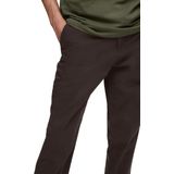 Selected Homme - SLHSLIM-NEW MILES - Chino Broek - Bruin - 91% Katoen, Slim Fit