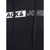 Jack & Jones Corp Logo Play Hoodie - Zwart - 61% Polyester 39% Katoen