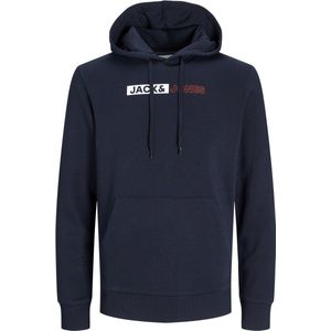 Jack & Jones - Corp Logo Play Hoodie - Groen - 61% Polyester 39% Katoen