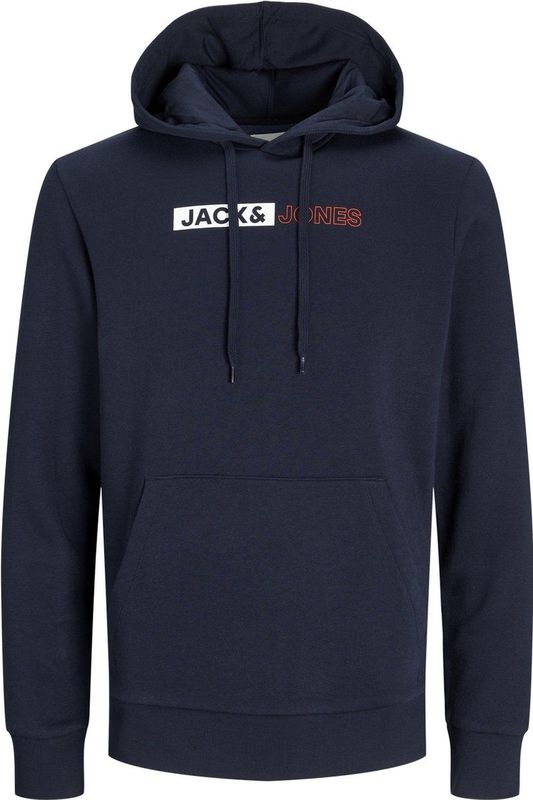 Jack & Jones - Corp Logo Play Hoodie - Groen - 61% Polyester 39% Katoen
