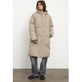 Aluminium - Gewatteerde Winterjas - Capuchon - Steekzakken - Polyester