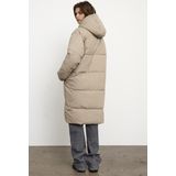 Aluminium - Gewatteerde Winterjas - Capuchon - Steekzakken - Polyester