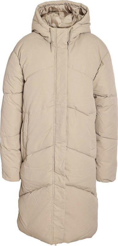 Aluminium - Gewatteerde Winterjas - Capuchon - Steekzakken - Polyester