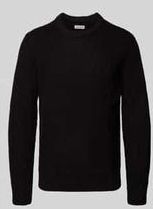 Jack & Jones - Jjliam Knit Crew Neck - Gebreide Trui - Zwart