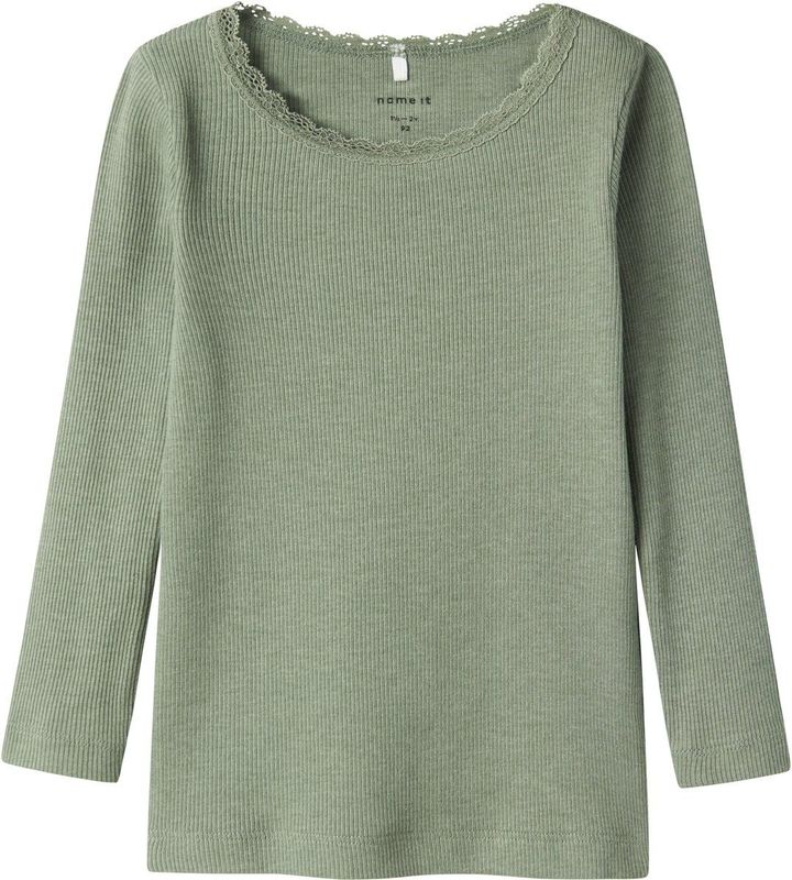 Name It mini meisjes Top KAB Lily Pad MELANGE Regular Fit