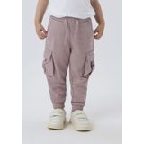 Joggingbroek - Ongeborstelde Sweatstof - Regular Fit - Regular Waist - Zijden Zakken