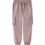 Joggingbroek - Ongeborstelde Sweatstof - Regular Fit - Regular Waist - Zijden Zakken