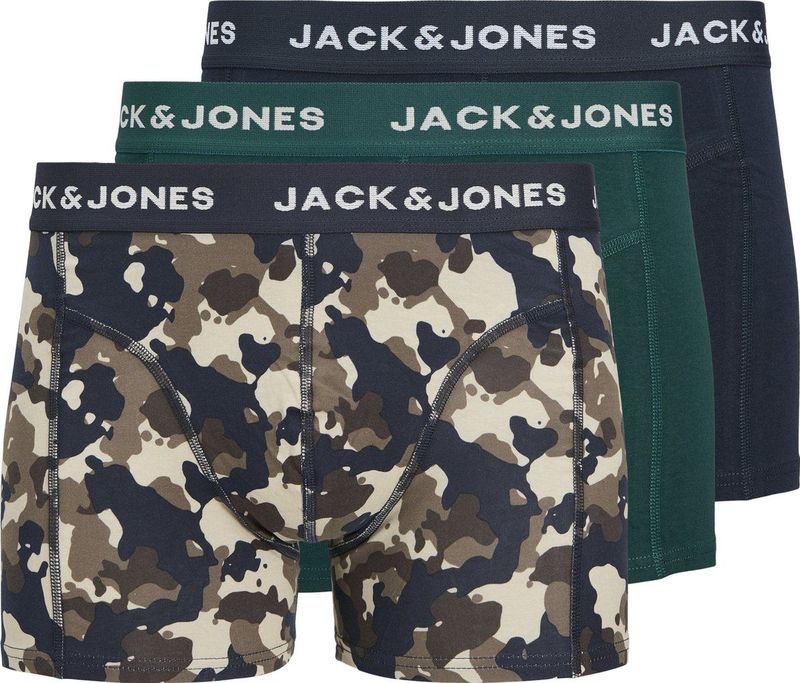 JACCAMOFLAGE - Boxershorts - Camouflage - 95% Katoen - 3 Stuks