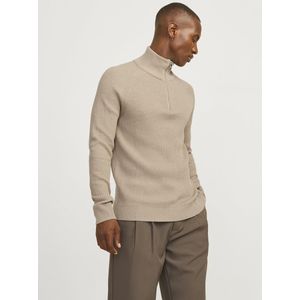 JACK&JONES - JJPANNEL KNIT HALF ZIP AW24 - Heren - Gebreide truien