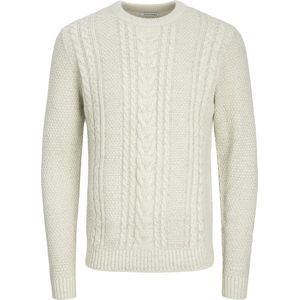 Gebreide Pullover - Kabelpatroon - Ronde Hals - Lange Mouwen - Knit Fit