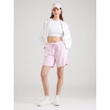 Only - Korte Broek - Lila - Viscose/Linnen - Regular Fit