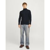 Jack & Jones - Heren Trui Craig Knit Roll Neck - Blauw