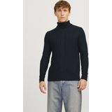 Jack & Jones - Heren Trui Craig Knit Roll Neck - Blauw