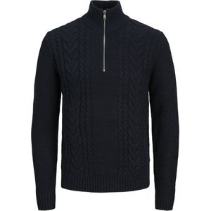 Jack & Jones - JJCRAIG KNIT HALF ZIP - Schipperstrui - Sky captain - Lange Mouwen