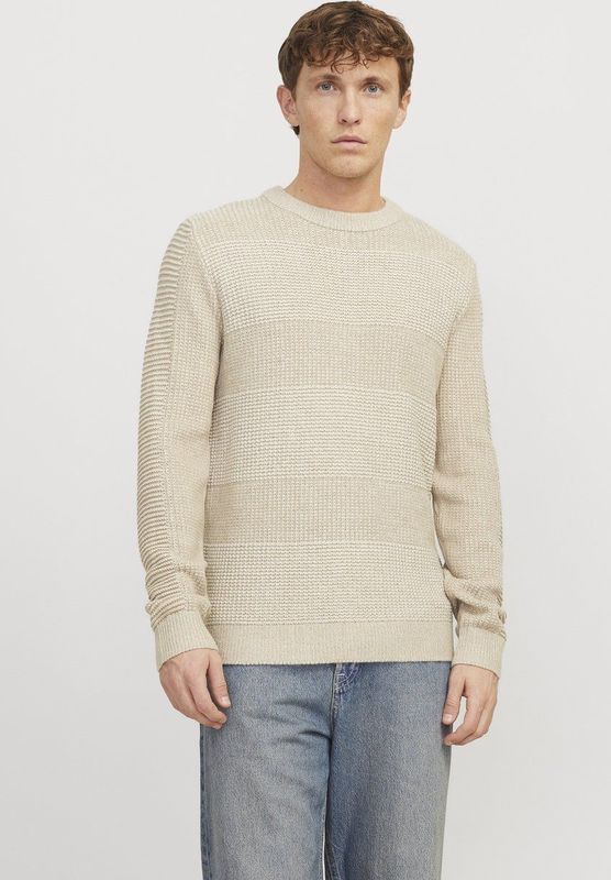 JACK&JONES - JJHUGO KNIT CREW NECK - Heren - Gebreide truien