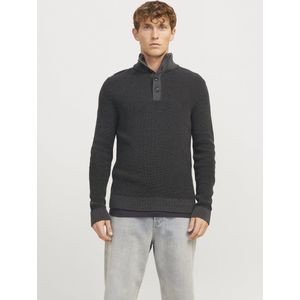 Jack & Jones Trui Jjerik Knit High Neck Pack 12258661 Black/twist W. A Mannen