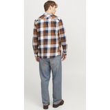 Jack & Jones - Jjjoshua Buffalo Twill Shirt Ls - Vrijetijdshemd - Navy Blazer