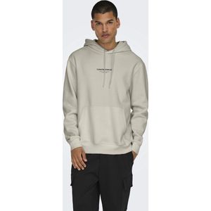 Hoodie - Geborsteld - Regular Fit - Kangoeroezak - Katoen/Polyester