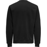 KACoen - Sweatshirt - Zwart - Katoen/Polyester - Ronde Hals