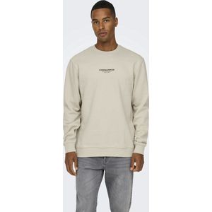 KACoen - Sweatshirt - Ronde Hals - Lange Mouwen - Regular Fit - Grijs - Polyester