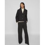 Vila Jas Visolo L/s Short Jacket/tes 14099249 Black Dames Maat - 34