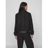 Vila Jas Visolo L/s Short Jacket/tes 14099249 Black Dames Maat - 34