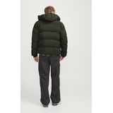 Jack & Jones - Jjpayne - Puffer Jacket - Donkergroen - Winterjas