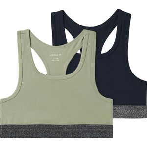 Top - Korte Mouwloze - Jersey - 2-pack - Racerback - Zacht en Comfortabel