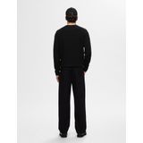 SELECTED HOMME - Gebreide Trui - Groen - Katoen - Crew Neck