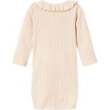 Romper - Lange Mouwen - Drukknoopsluiting - Ronde Hals - Needle Drop Design