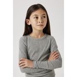 Top - Gestreept - Ribgebreide Stof - Lange Mouwen - Regular Fit