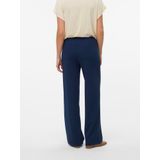 Vero Moda - Vmbecky hw wide pull on pant - Navy - Broek