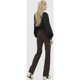 Broek - Middelhoge Taille - Rechte Pasvorm - Zwart - 53% Gerecycled Polyester
