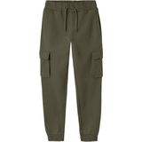 Regular Fit - Cargo Broek - Zwart - Katoen/Polyester