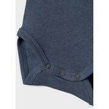 Name It Romper l/æ - Noos - Rib - NbmKab - Bering Sea/Melange - Name It - 50 - Romper L/S