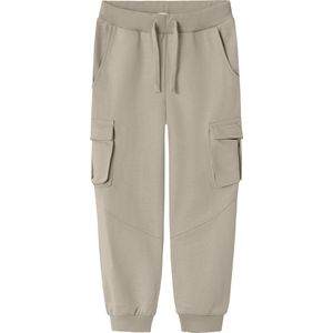 Joggingbroek - Ongeborstelde Sweatstof - Regular Fit - Regular Waist - Zijden Zakken