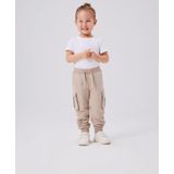 Joggingbroek - Ongeborstelde Sweatstof - Regular Fit - Regular Waist - Zijden Zakken