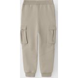 Joggingbroek - Ongeborstelde Sweatstof - Regular Fit - Regular Waist - Zijden Zakken