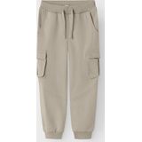 Joggingbroek - Ongeborstelde Sweatstof - Regular Fit - Regular Waist - Zijden Zakken