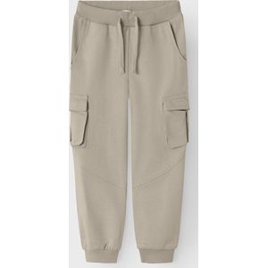 Joggingbroek - Ongeborstelde Sweatstof - Regular Fit - Regular Waist - Zijden Zakken